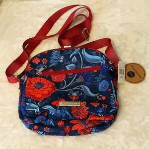 Samantha Brown To-Go Triple Compartment Crossbody Bag- American Classic